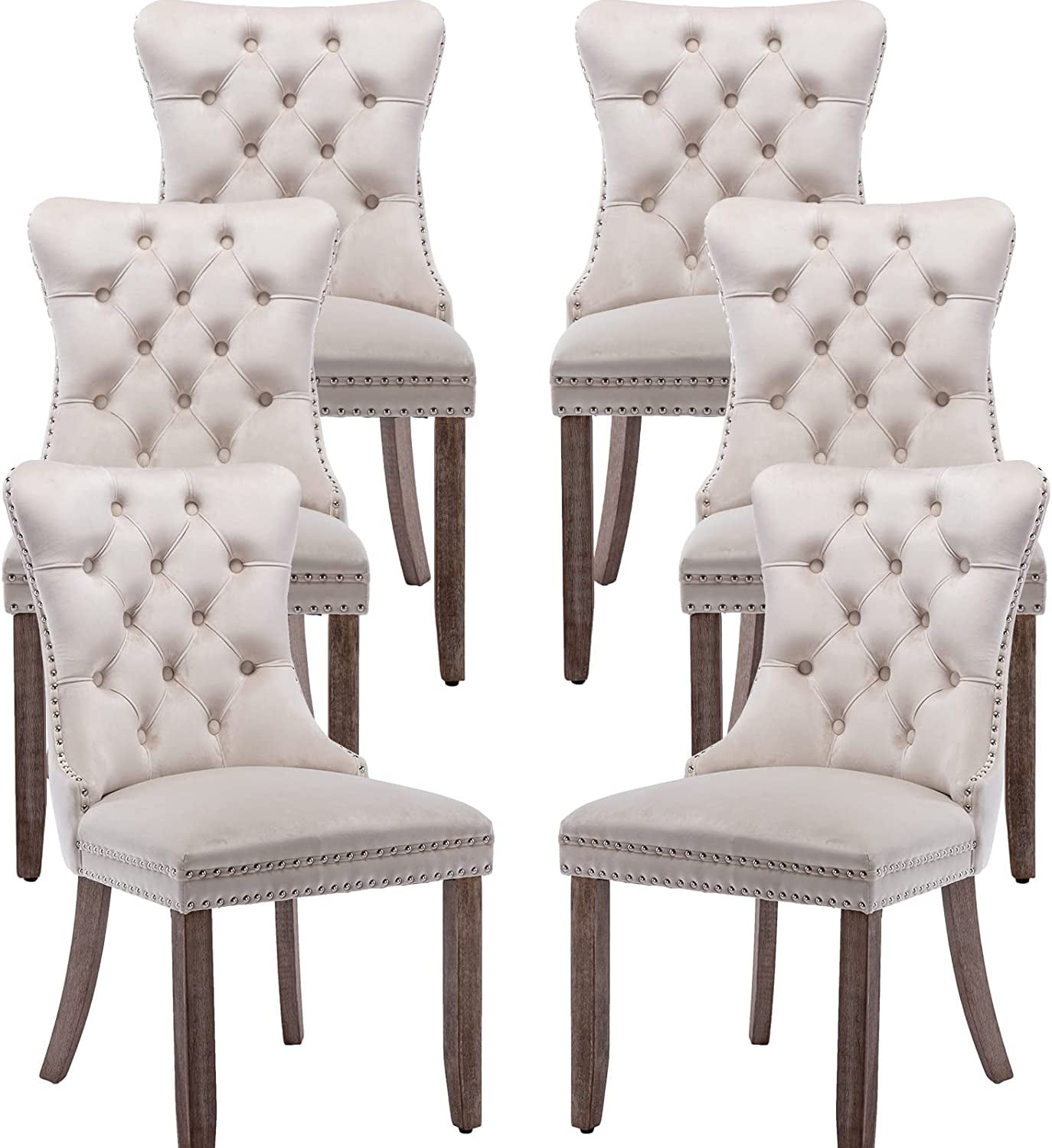 Walmart velvet dining chairs deals
