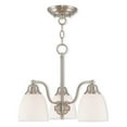 thumbnail image 2 of Bronze Livex 3 Light Somerville Dinette Chandelier Ceiling Fixture Sale 53853-07, 2 of 2