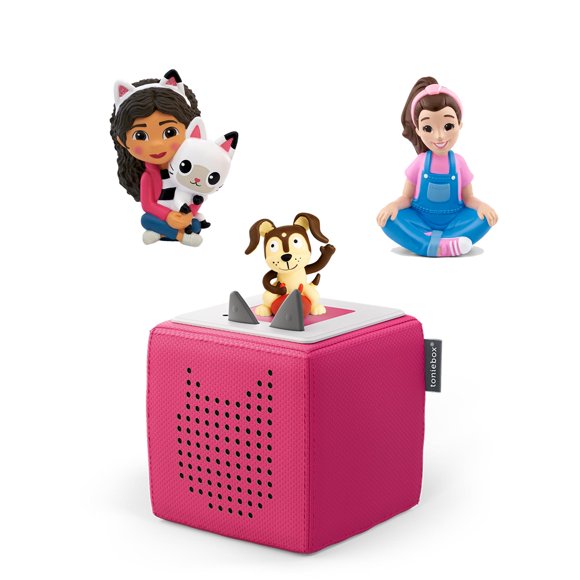 tonies Ms. Rachel and Gabby’s Dollhouse Toniebox 1 Pink Bundle (English)