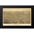 thumbnail image 2 of Fowler 14x10 Black Modern Framed Museum Art Print Titled - Carbondale Pennsylvania - Fowler 1890, 2 of 5