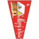 thumbnail image 1 of Wosthever Banner de Navidad Inicio Hotel Comedor Bar Puerta Ventana Terraza Balcón Bandera Fiesta Festival Año Nuevo Decoración Colgante Kits de decoración para fiestas 296*48cmM10, 1 of 6