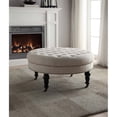 thumbnail image 2 of Riverbay Furniture Ottoman Rond en Naturel, 2 of 6