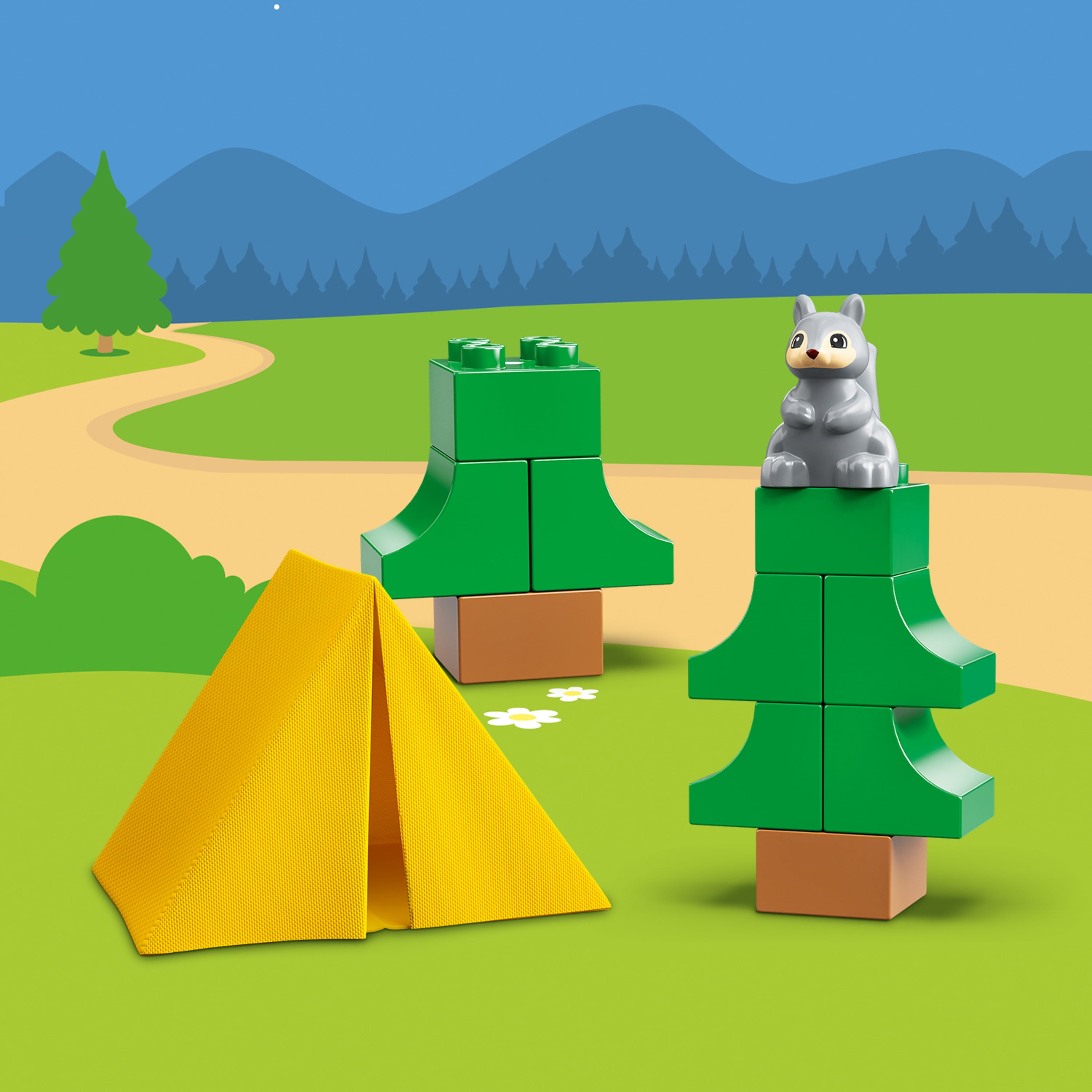 LEGO DUPLO Town Family Camping Van Adventure 10946 Building Toy for Toddlers and Kids (30 Pieces)