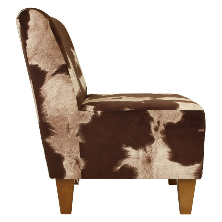 Cowhide discount slipper chair