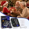thumbnail image 4 of BDUN Upper Arm Blood Pressure Monitor with 2x120 Memory, Adjustable Cuff (8.7"-12.6"), Large LED Display, 4 of 7