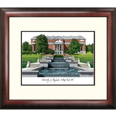 University of Maryland Alumnus Framed Lithograph
