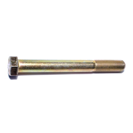 9/16 -18 x 5 Zinc Plated Grade 8 Hex Cap Screws HCS8-355 (10 pcs)