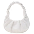 thumbnail image 1 of Bolso hobo fruncido Gabbi para mujer, pequeño, blanco, 1 of 5