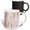 Multicolor, variant on 3drose, Modern Pink and Yellow Brush Stroke Stripes, 11oz Magic Transforming Mug