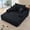 Black, variant on 65" Corduroy Convertible Butacas Para Sala Couch, Comfy Small Chair with Spring Padding, Reading Nook Chair with Cup Holder for indoor leisure space, Green