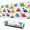 Colorful Dinosaurs Pattern-1, variant on Long Mouse Pads for Desk,Colorful Dinosaurs Pattern Desk Mats on Top Of Desks, Desk Mouse Pad Extra Large with 3mm Non-Slip Base and Stitched Edge for Gaming,Office,Work,Home 31.5"x11.8"