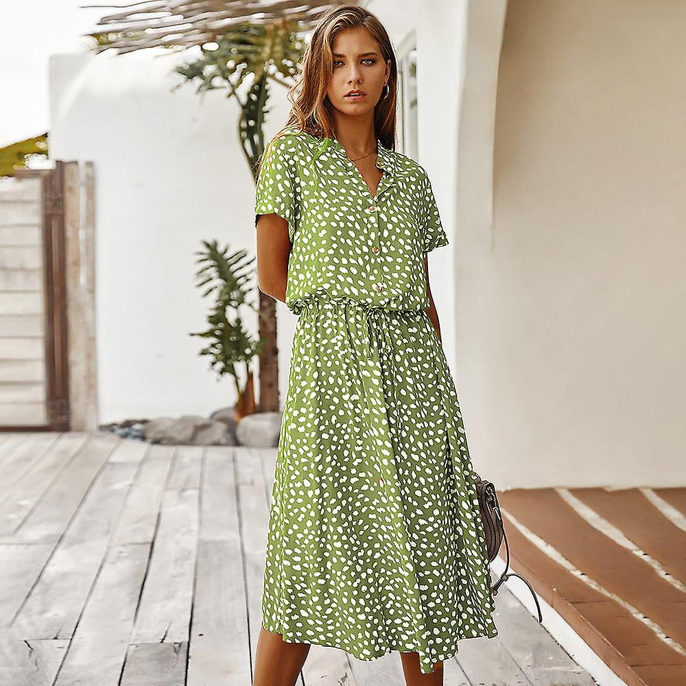 polka dot dress shirt women's