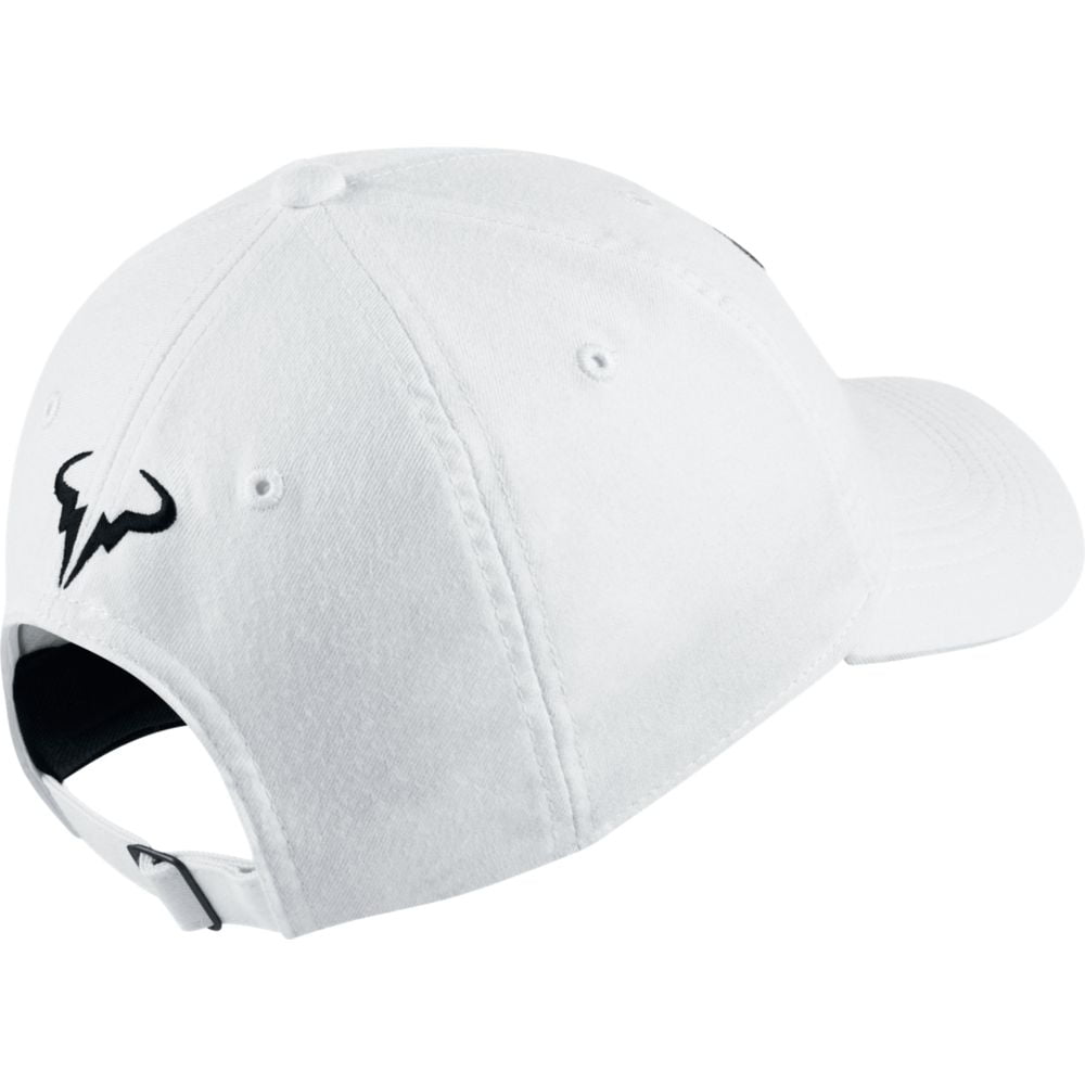 Nike Aerobill Rafa Nadal H86 White/Black Tennis Hat Men Size One