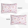 thumbnail image 2 of Rateoe Retro Floral Pattern Pillow Covers with Invisible Zipper(Pillows are not Included) Standard Pillowcases-14"x20", 2 of 6