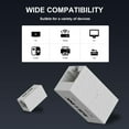 thumbnail image 5 of iwillink 20-Pack Cat6 Coupler, RJ45 Ethernet Coupler, Female to Female Ethernet Extender Adapter, White, 5 of 5