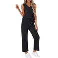 thumbnail image 4 of Fantaslook Womens Two Pieces Sets Summer Outfits Tank Tops and Wide Leg Pants Matching Sets Casual Loungewear, 4 of 8