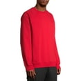 thumbnail image 4 of Athletic Works Men's Fleece Raglan Crew Sweatshirt, up to Size 2XL, 4 of 6