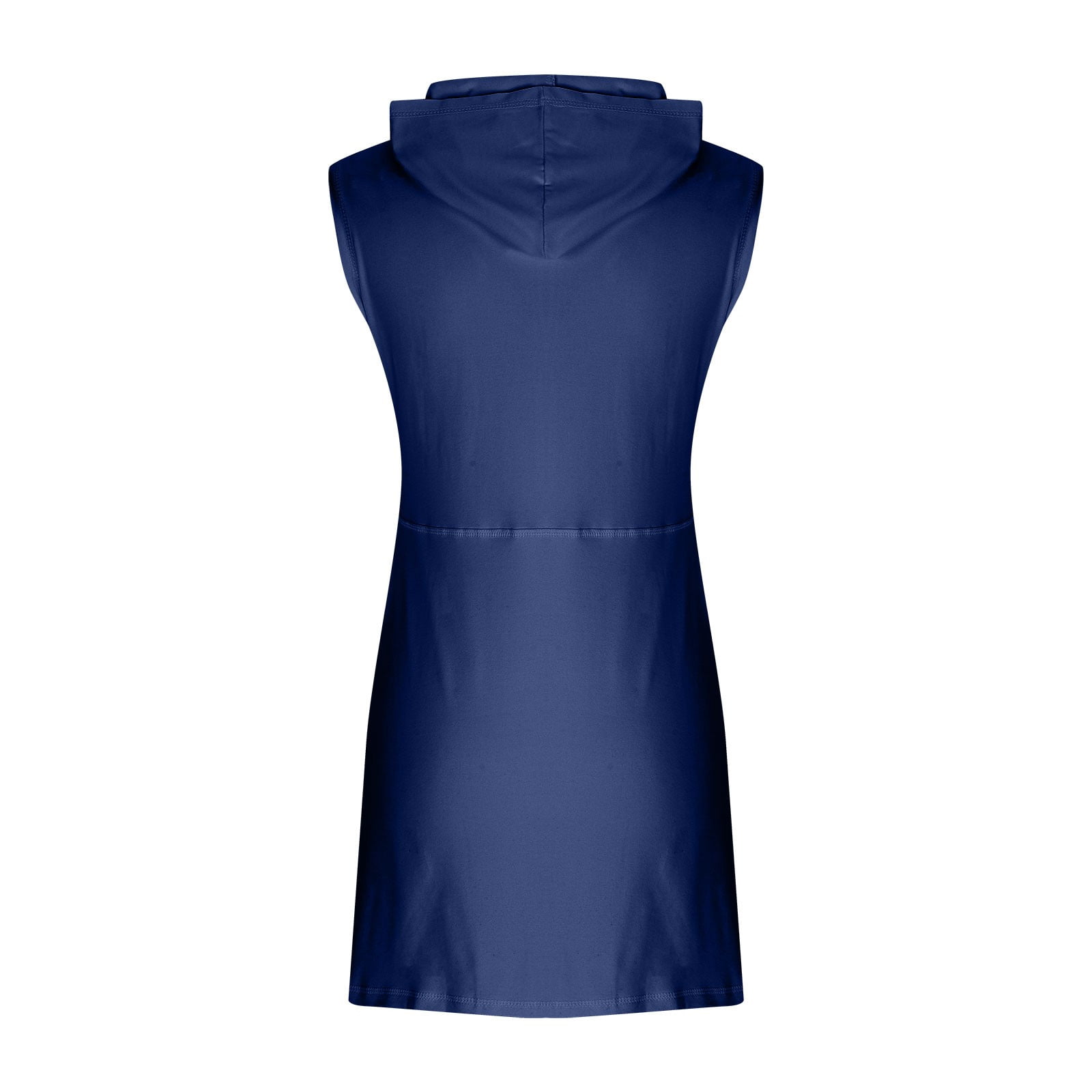 Athletic Dress For Women Sevevn Women's Fitness Outdoor Casual Sleeveless Hoodie Half Zip Sports Mini Tennis Dress No Lining Sleeveless Crew Neck Dress