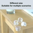 thumbnail image 5 of Table Corner Guards, 4 Pack Clear Round Edge Protectors, Proofing Corner Cushions for Furniture, Safety(A), 5 of 6