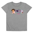 thumbnail image 5 of Popfunk Dora The Explorer And Boots Women's Loose T-Shirt, Athletic Heather, 2X-Large, 5 of 5