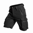 thumbnail image 5 of Dwellite Cargo Short for Men 2026 Outdoor Durable Hiking Shorts Summer Stretch Waist Knee Length Short with Zipper Pockets Black XL, 5 of 9