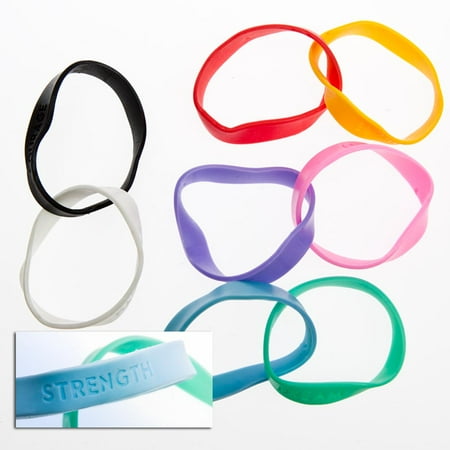 Kole Imports Inspirational Rubber Bracelets Inspirational Rubber Bracelets
