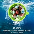 thumbnail image 3 of 1000KV Underwater Brushless Motor Clockwise with with 4-Blade Propellers 12-24V Waterproof Electric Motor Drive Engine for RC Bait Boat Nest Ship, 3 of 9