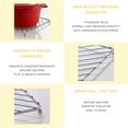 thumbnail image 3 of 2 Pcs Stainless Steel Pot Rack Trivet, Multi - Use Kitchen Countertop Protector for Hot Pots & Pans, Durable Heat Resistant Mat, 3 of 5