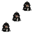 thumbnail image 4 of Sonducket Mochilas de mujer Bolsa de viaje Bolsos multibolsillos antirrobo negro Type1 NO1, 4 of 6