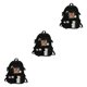thumbnail image 1 of Wosthever Mochilas de mujer Bolsa de viaje Bolsos multibolsillos antirrobo negro Type1 NO1, 1 of 6