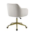thumbnail image 6 of Linon Imogen Quilted Office Chair Off White, 6 of 10