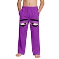 thumbnail image 1 of Pantalon pour Filles Imprimé Décontracté de Plage avec Poches 100 % Polyester, 1 of 9