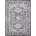 thumbnail image 3 of KUETH 5x7 Area Rugs for Bedroom Living Room, Machine Washable Stain Resistant Floor Cover, Large Print Boho Vintage Tribal Aesthetic Carpet, Low Pile Mat with Non Slip Rubber Backing, Distressed Gray, 3 of 9