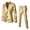A-Gold323, variant on Mens Shiny Suit Set Metallic Two Piece Slim Fit Button Up Long Sleeve Suit Jacket And Pants Formal Performance Wear Cozy Outfit