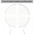 thumbnail image 3 of LANGXUN White Circle Mesh Decoration Arch Kit for Wedding & Birthday Party, 3 of 7