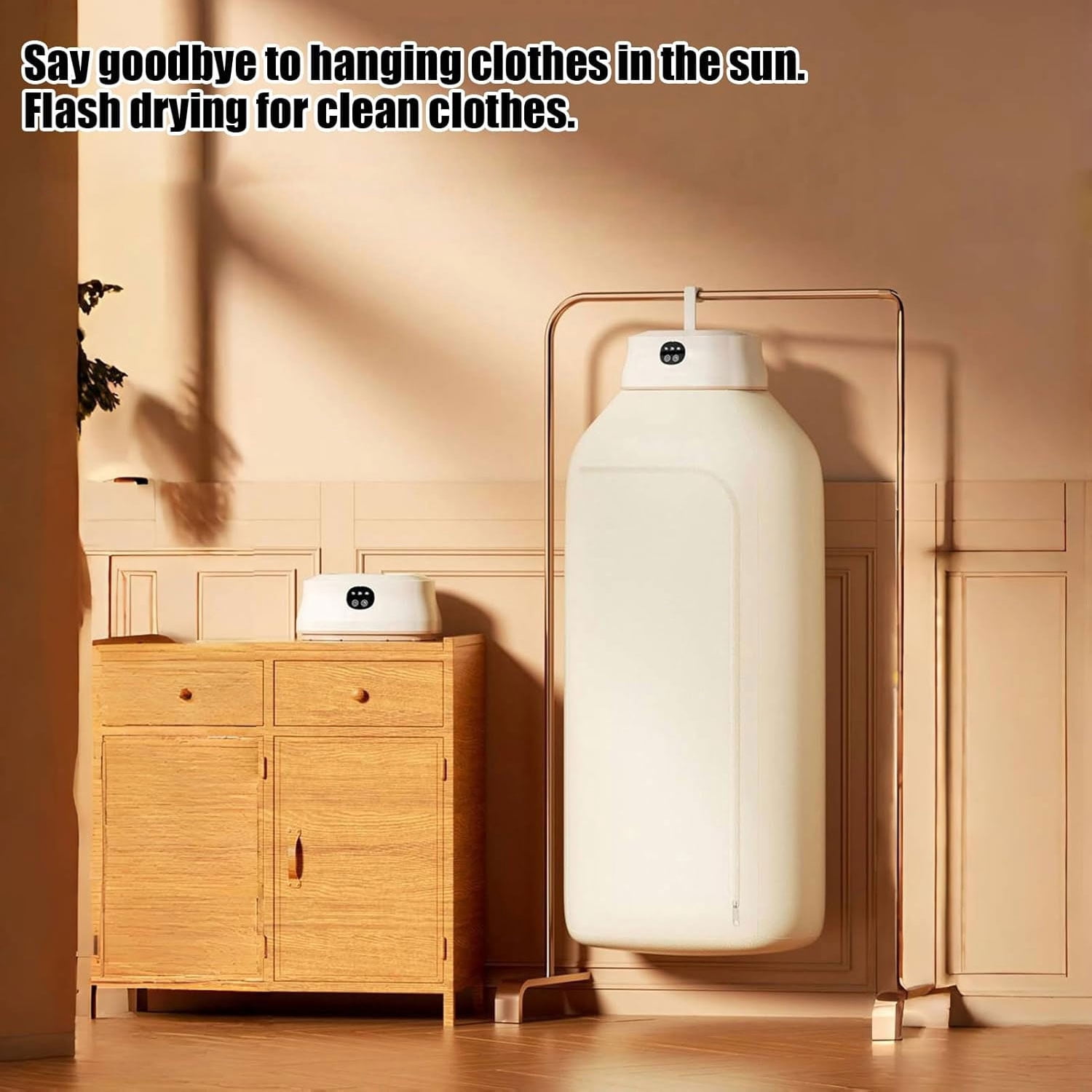 iFCOW Portable Clothes Dryer, 400W Mini Folding Laundry Dryers Machine, Holds 9 Clothes for Laundry Apartments and Travelling, Hotel Room