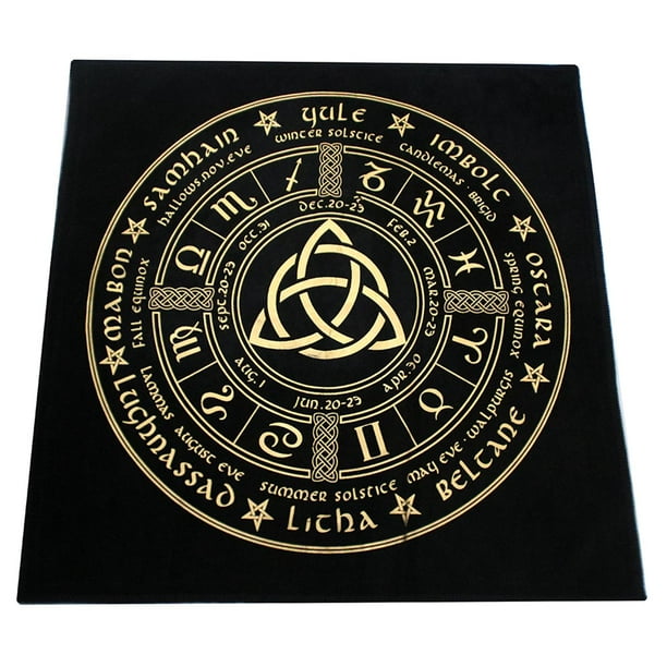 Mantel Premium 20 x 20 Decoración para Hogar Alfombril de Juegos de Brujería