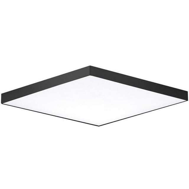 Maxim 57675WTBK Plafonnier Encastré à LED Noir de 15 Po