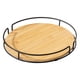 thumbnail image 5 of Bandeja giratoria decorativa para almacenamiento, ideal para bar, comedor y despensa. Negro, 5 of 9