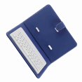 thumbnail image 1 of Teclado inalámbrico para teclado móvil para 7 teclado inalámbrico universal cubierta de la caja del tirón con soporte para teléfonos OS azul, 1 of 7