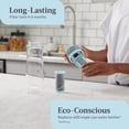 thumbnail image 2 of Contigo Clybourn Plastic FreeFlow Filter Water Bottle with AUTOSEAL Lid 24 oz., Salt, with Replacable Filter, 2 of 6