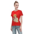 thumbnail image 4 of Women's Basic Short Sleeve T-Shirt Cardinal Girl Sakura, 4 of 6