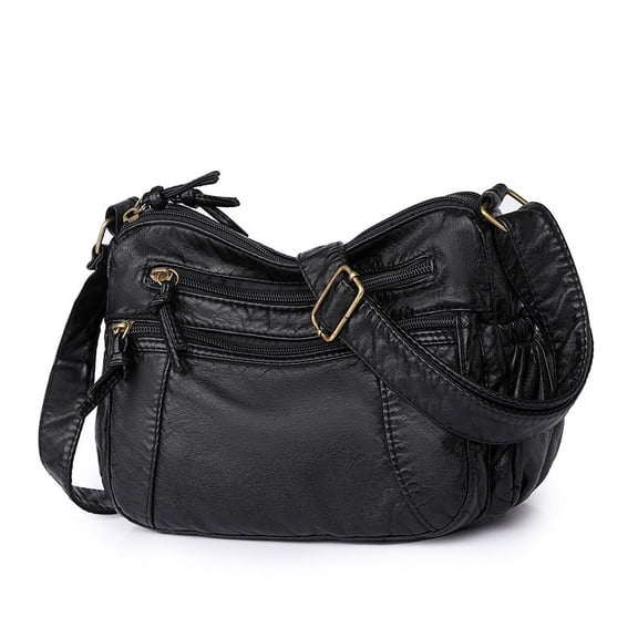 Leather Denim Purses for Women Jean Purse Denim Crossbody Shoulder Bag Tote Handbag Casual Hobo Bag