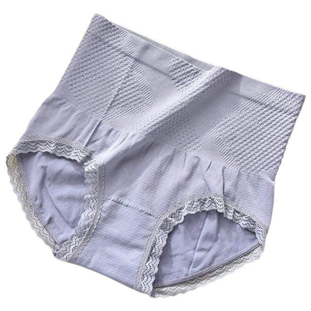 Gibobby Bragas Bikini Elásticas Bragas de algodón inferior Bragas de cintura alta Mujeres Levantamiento de vientre Glúteos Calzoncillos sexy Mujeres de tamaño(F, B)