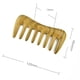 thumbnail image 5 of 2X Peine de Pelo de Dientes Anchos - Peine de Madera Natural para Cabello Rizado - No Estático Peine de Madera de Sándalo para Desenredar, 5 of 5