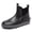 Black, variant on Men's Deck Boots, Waterproof Ankle Rain Boots with Anti-Slip Traction, Rubber Garden & Fishing Boots for Boating, Camping, Farming & Outdoor Work