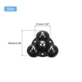 thumbnail image 2 of Uxcell Self Adhesive Caster Wheels, Plastic/Metal 0.47 x 1.22 Inch Appliance Rollers(4 Pack, Black), 2 of 6