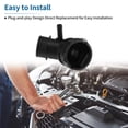 thumbnail image 5 of Unique Bargains Engine Coolant Hose Connector for Audi Q7 2016-2023 Plastic Radiator Coolant Hose Pipe Connector No.7L6122291H Black 1 pcs, 5 of 7