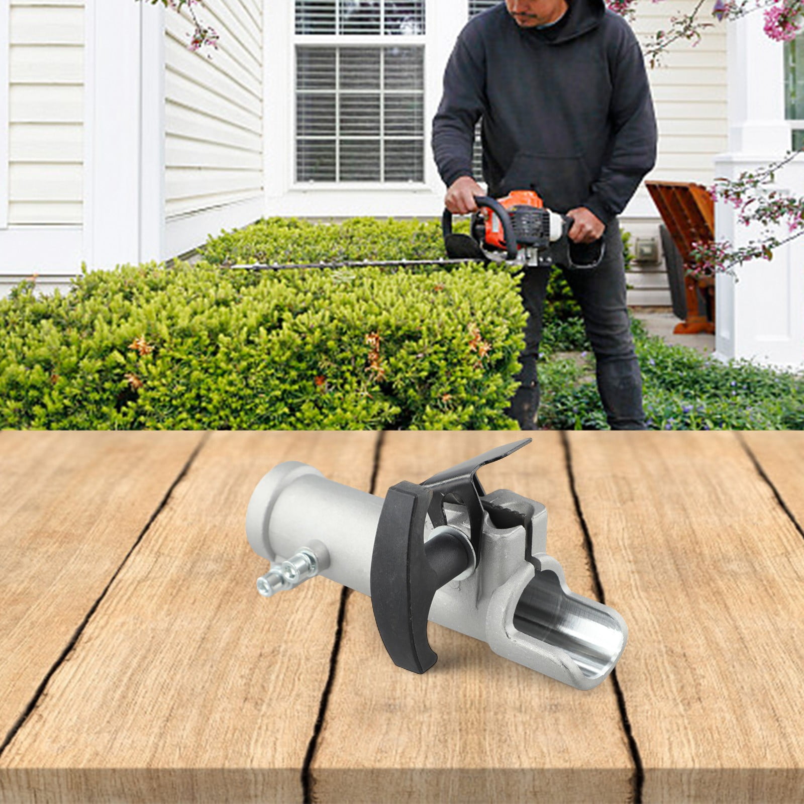 Multi-Tool Adapter Hedge Trimmer Accessory Outdoor Equipment Secure Connection Design Versatile Gardening Use Accessory