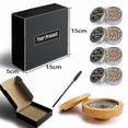 thumbnail image 2 of Cocktail Smoker Kit With Torch And Wood Chips For Whiskey And Bourbon,aged Cocktail Smoker With 4 Flavored Smoking Wood Chips (no Butane)-hy, 2 of 5